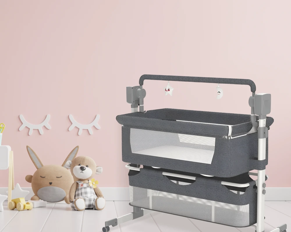 automatic rocking bassinet cradle