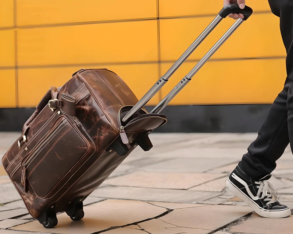 leather carry on travel bags